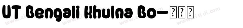 UT Bengali Khulna Bo字体转换